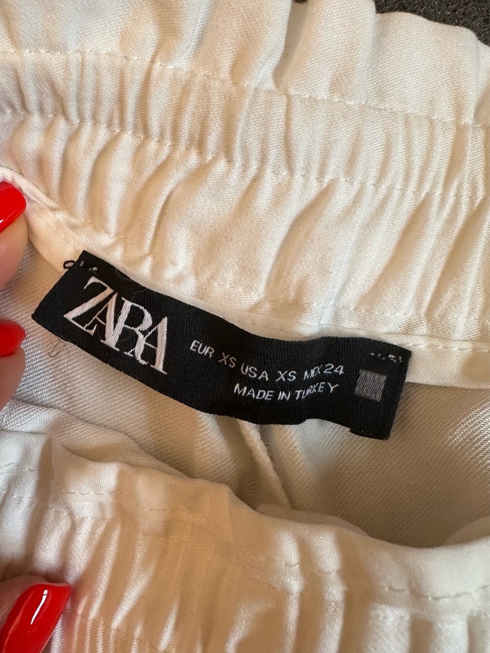 Zara pants White Viscose Blend Garment